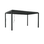 Backyard Discovery Sarasota Galvanized Steel Louvered Outdoor Pergola