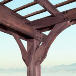 Backyard Discovery 14 Ft x 10 Ft Somerville Cedar Pergola with Power - Image 5
