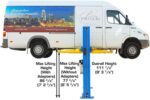 Atlas BP10000X Baseplate 2-Post Car Lift 10000 Lb for Low Ceilings - Image 7