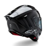 Alpinestars Supertech R10 Element Full Face Helmet Gloss Black Carbon Silver