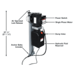BendPak LR-60P 6000 Lb. Capacity Portable Low-Rise Scissor Car Lift - Image 3