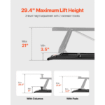 Designasofadfw 7000 Lb. Adjustable Remote-Control Portable Car Lift - Image 5