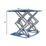 Atlas SLP-9K 9000 Lb. Capacity Commercial Full-Rise Scissor Car Lift - Image 4