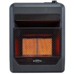 Bluegrass Living 20,000 BTU Natural Gas Ventless Infrared Space Heater with Blower and Base Feet B20TNIR-BB - Image 3