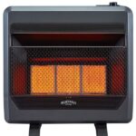 Bluegrass Living 28,000 BTU Propane Gas Ventless Infrared Space Heater with Blower and Base Feet B28TPIR-BB