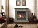 Duluth Forge 32,000 BTU Dual Fuel Ventless Gas Fireplace in Slate Gray - Image 3