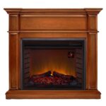 Duluth Forge Apple Spice Full Size Electric Fireplace with Mantel
