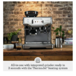 Breville Barista Express BES870XL Brushed Stainless Steel Espresso Machine with Conical Burr Grinder - Image 2