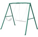 Designasofa 440 lbs Heavy-Duty Metal Swing Frame A-Frame Stand with 5 Hooks