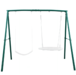 Designasofa 440 lbs Heavy-Duty Metal Swing Frame A-Frame Stand with 5 Hooks - Image 7