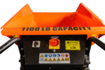 Detail K2 Big Dump 1100-Pound Electric Power Dump Cart with Hydraulic Lift - Image 5