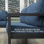 Backyard Discovery Ridgedale Steel Pergola with Built-in Seating - Image 4