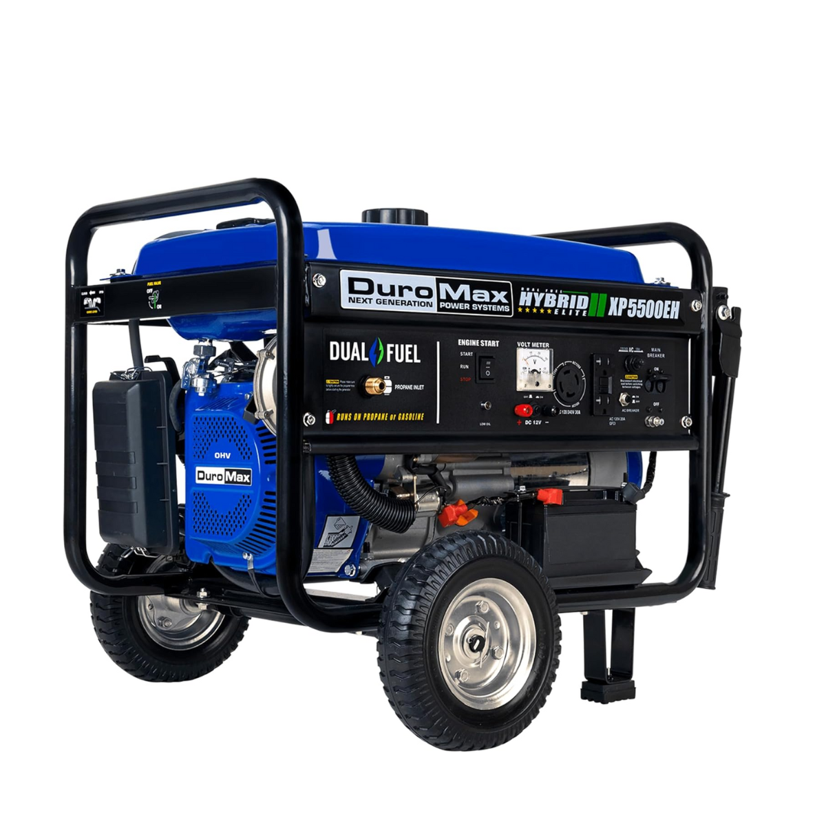 saybroker-product-6-image-1.png DuroMax XP5500EH 5500-Watt Dual Fuel Portable Gas Propane Generator - Image 1