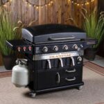 BLACKSTONE 36-Inch 4 Burner Gas Griddle with Dual Air Fryer Drawers – Model 1923 Black - Image 10