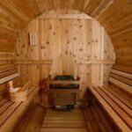Almost Heaven Audra 4 Person Canopy Barrel Sauna - Image 3