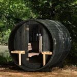 Almost Heaven Audra 4 Person Canopy Barrel Sauna - Image 4
