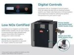 Raypak Heater 399K BTU Low NOx Natural Gas ASME Digital IID 017712 - Image 3