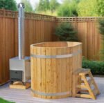 Ducktub Ovalti bain nordique pour 2 personnes – chauffé au bois à l’électricité - Image 3