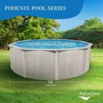 Aquarian Resort Value 24′ Round 52″ Tall Above Ground Pool Package lesecho2452les - Image 4